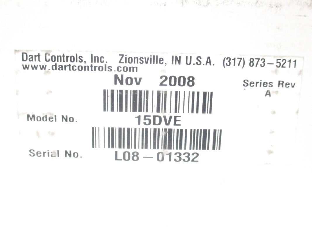 DART CONTROLS 15DVE SER. A 240VAC 3A NSMP