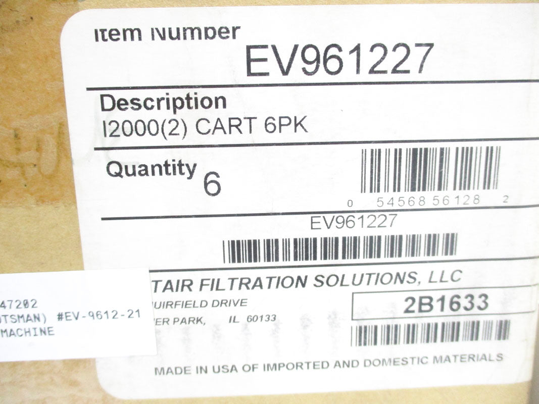 PENTAIR EV961227 EV9612-22 (PKG OF 6) NSMP
