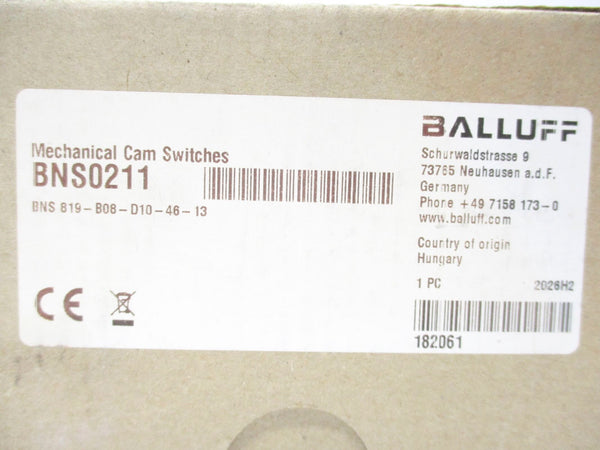 BALLUFF BNS819-B08-D10-46-13 BNS0211 NSMP