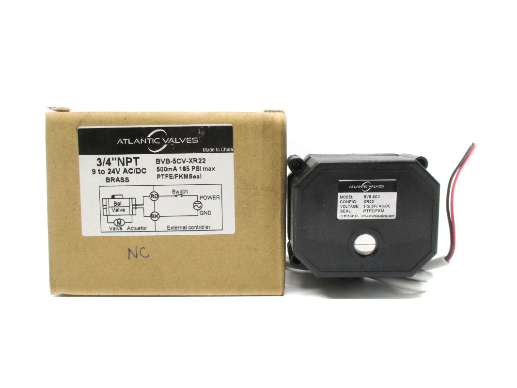 ATLANTIC VALVES BVB-5CV-XR22 185PSI 9-24VAC/DC NSMP