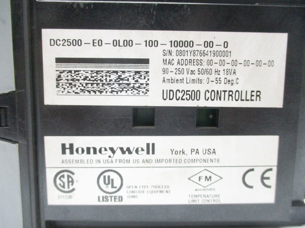 HONEYWELL DC2500-E0-0L00-100-10000-00-0 90-250VAC NSNP
