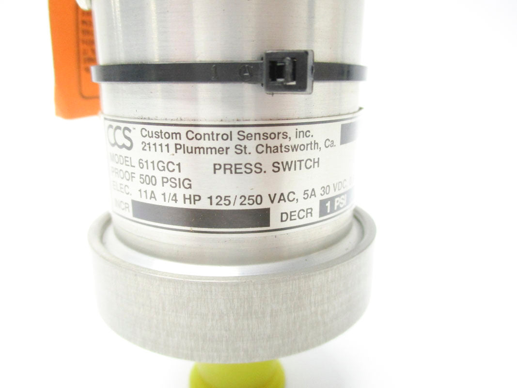 CCS 611GC1 500PSI 11A 250VAC NSNP