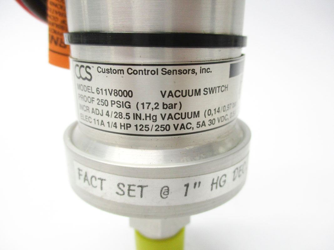 CCS 611V8000 250PSI 11A 250VAC NSNP