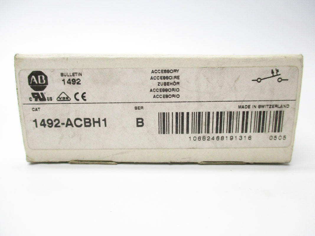 ALLEN BRADLEY 1492-ACBH1 SER. B 277VAC 6A NSMP