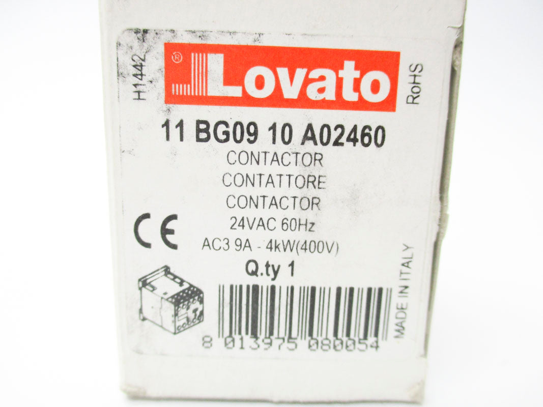 LOVATO 11BG0910A02460 24VAC 9A NSMP