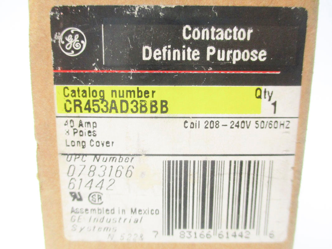 GENERAL ELECTRIC CR453AD3BBB 40A 208-240V NSMP