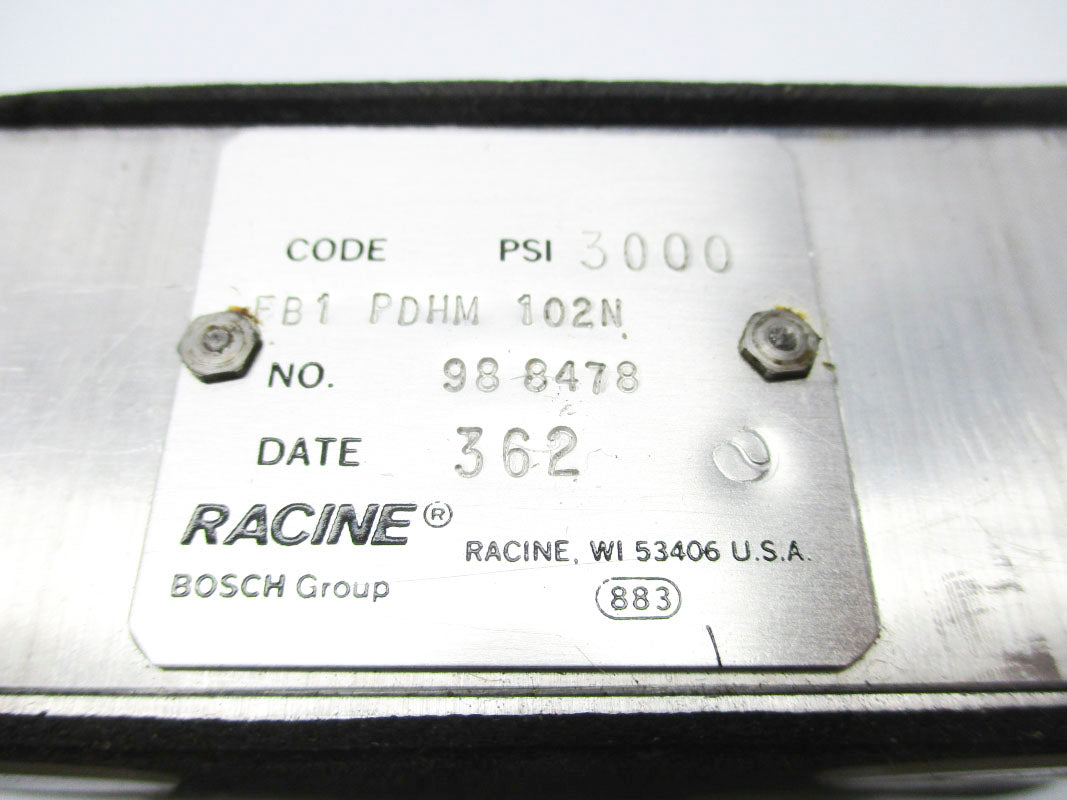 RACINE FB1PDHM102N 3000PSI NSNP
