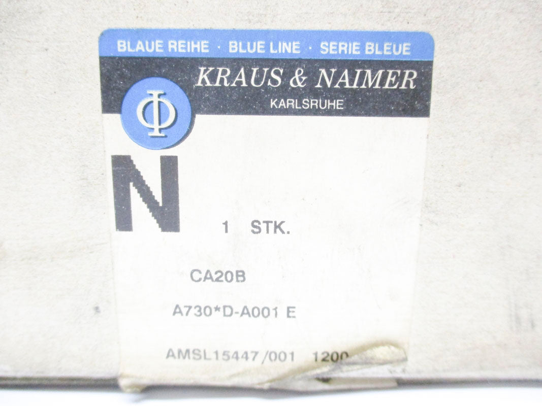 KRAUS&NAIMER CA20B A730*D-A001E NSMP