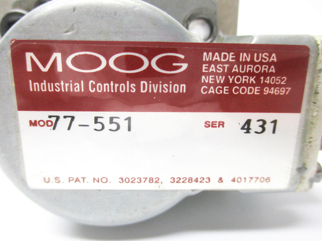 MOOG 77-551 SER. 431 UNMP
