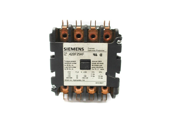 SIEMENS 42BF25AF 40A 110/120V UNMP