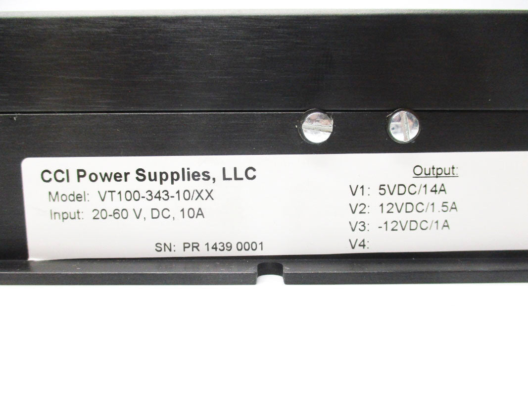 CCI VT100-343-10/XX 20-60VDC 10A NSNP
