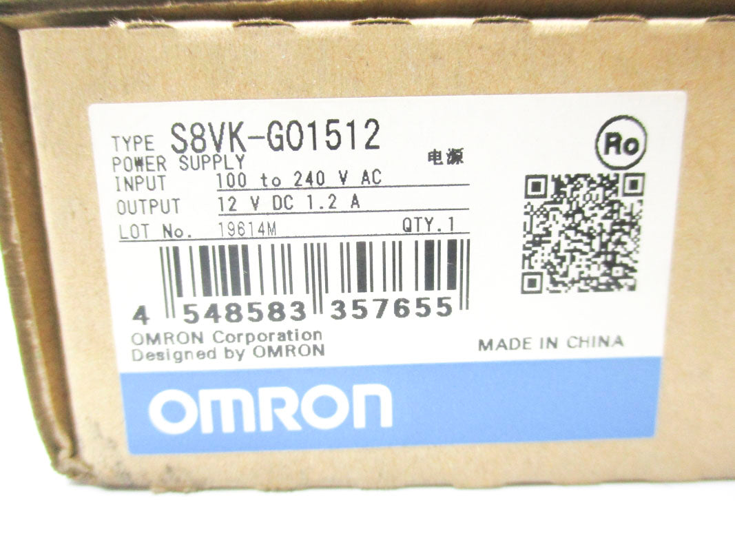OMRON S8VK-G01512 100-240VAC 1.2A NSMP