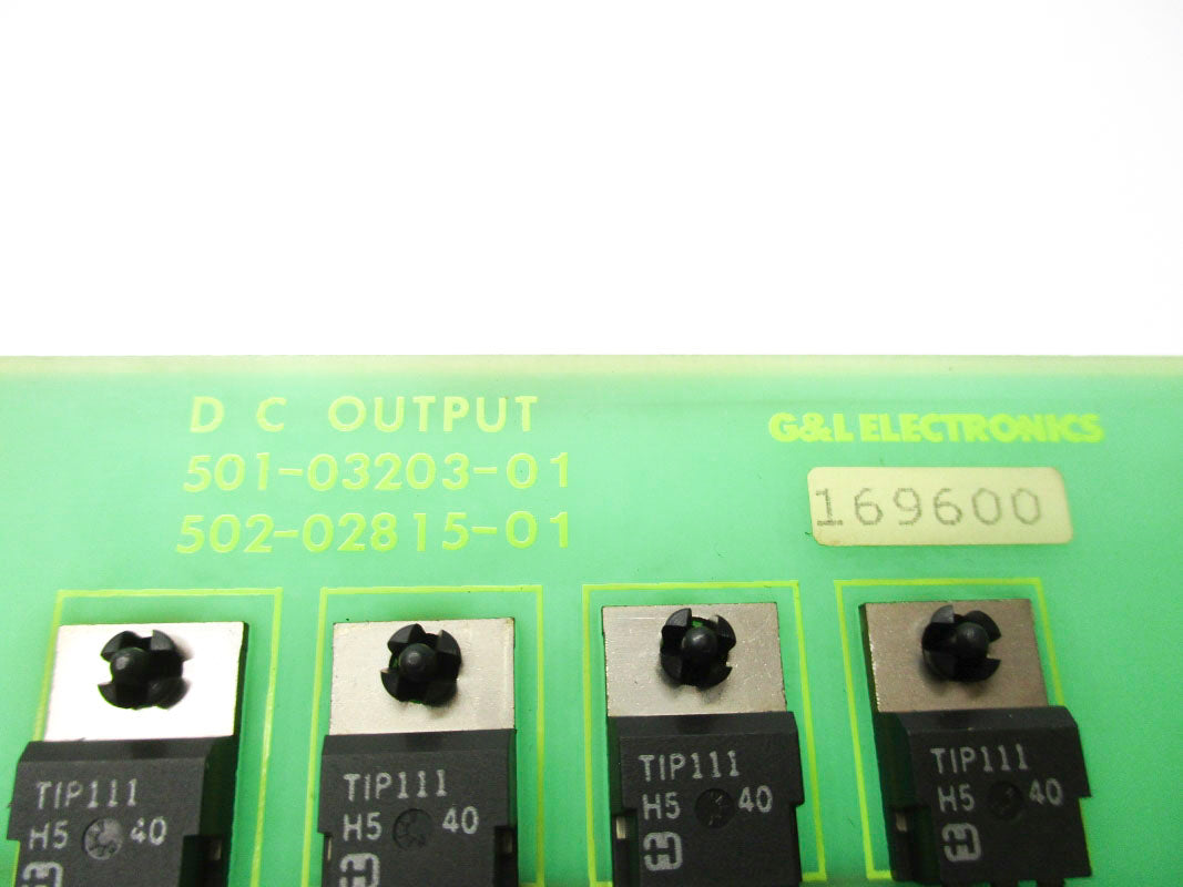 G&L ELECTRONICS 501-03203-01 502-02815-01 UNMP