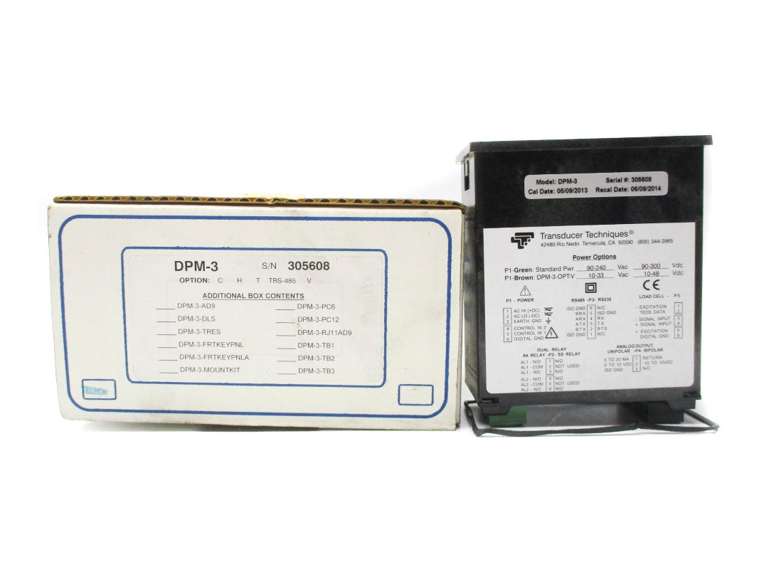 TRANSDUCER TECHNIQUES DPM-3 90-240VAC NSMP