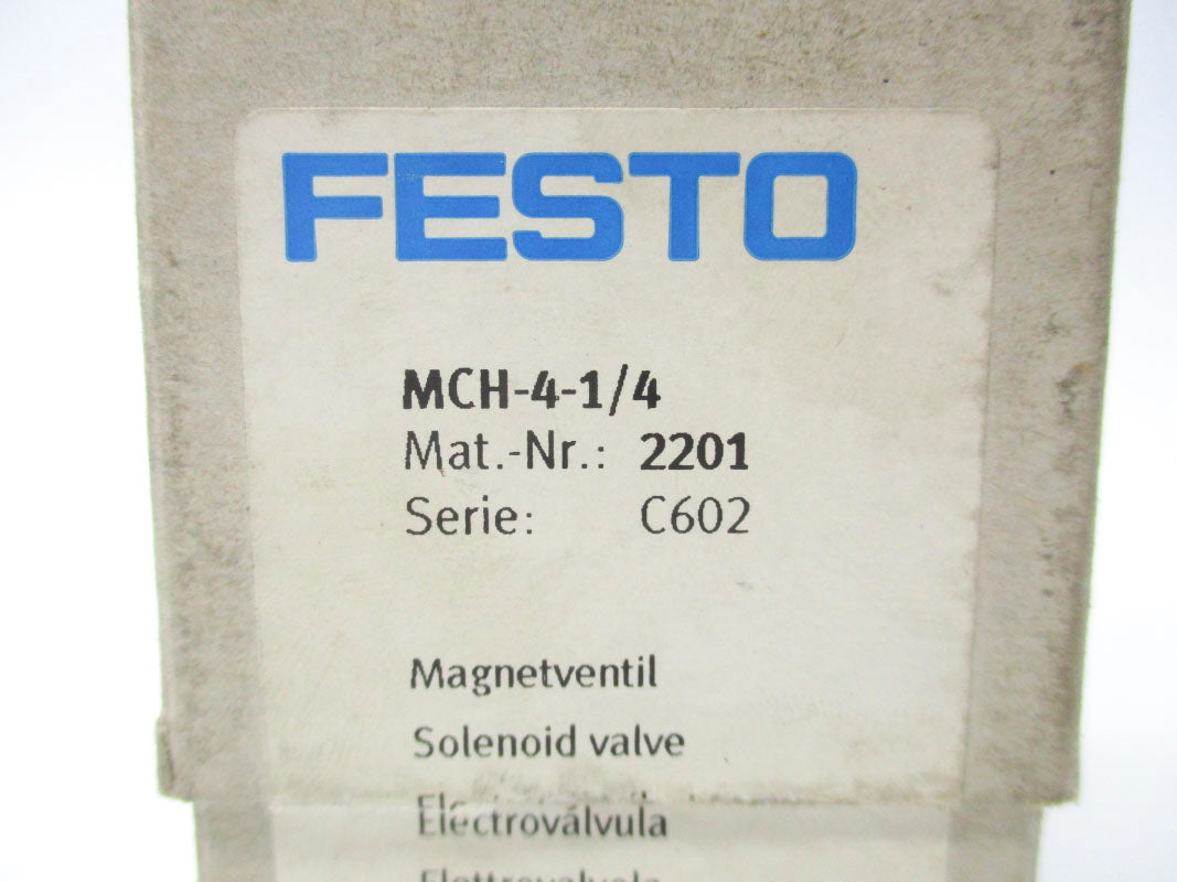 FESTO MCH-4-1/4 2201 28-145PSI NSMP