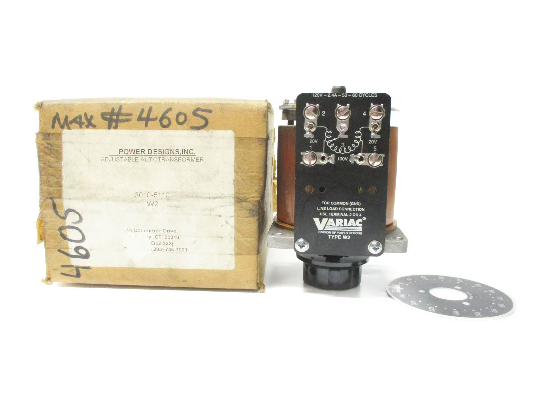 POWER DESIGNS 3010-5110 120V 2.4A NSMP