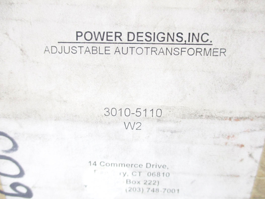 POWER DESIGNS 3010-5110 120V 2.4A NSMP