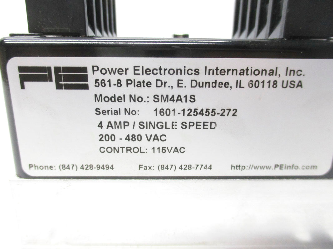 POWER ELECTRONICS SM4A1S 115VAC 4A NSNP