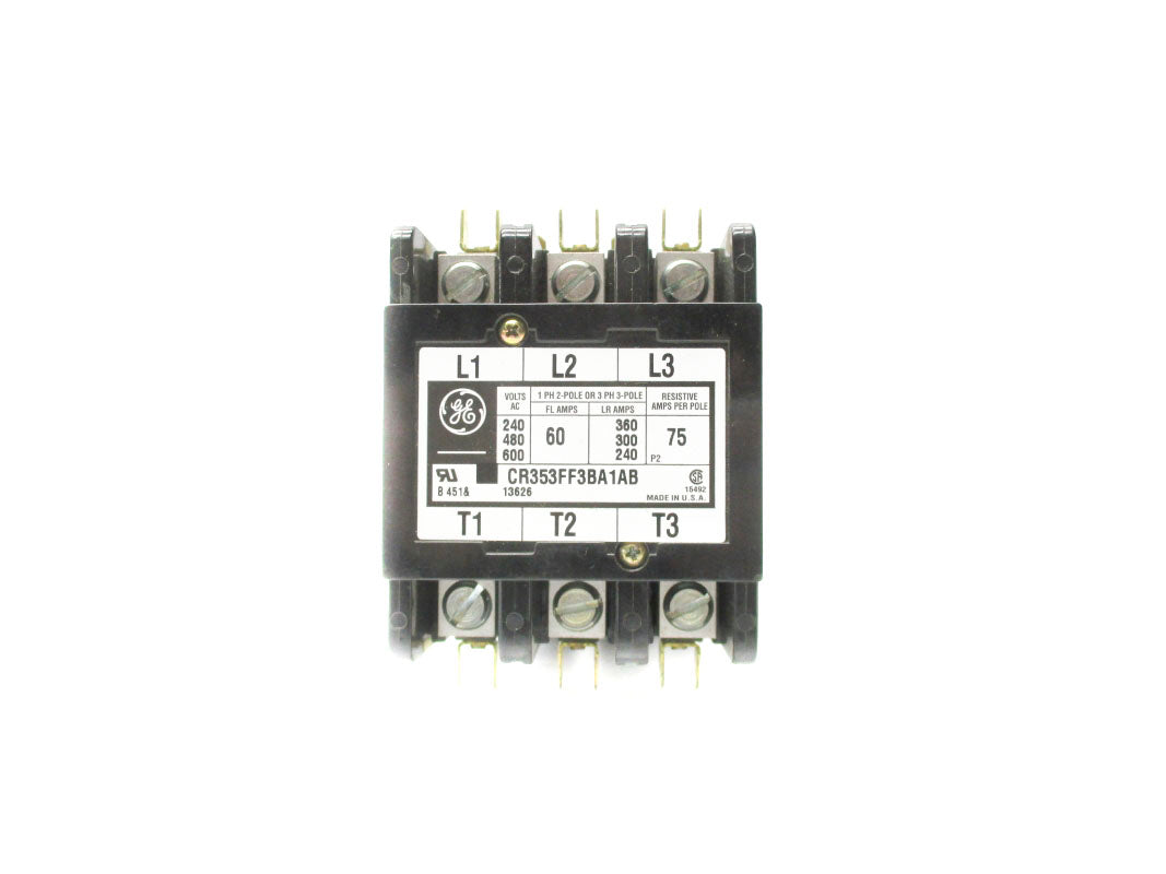 GENERAL ELECTRIC CR353FF3BA1AB 110/120V 75A NSNP