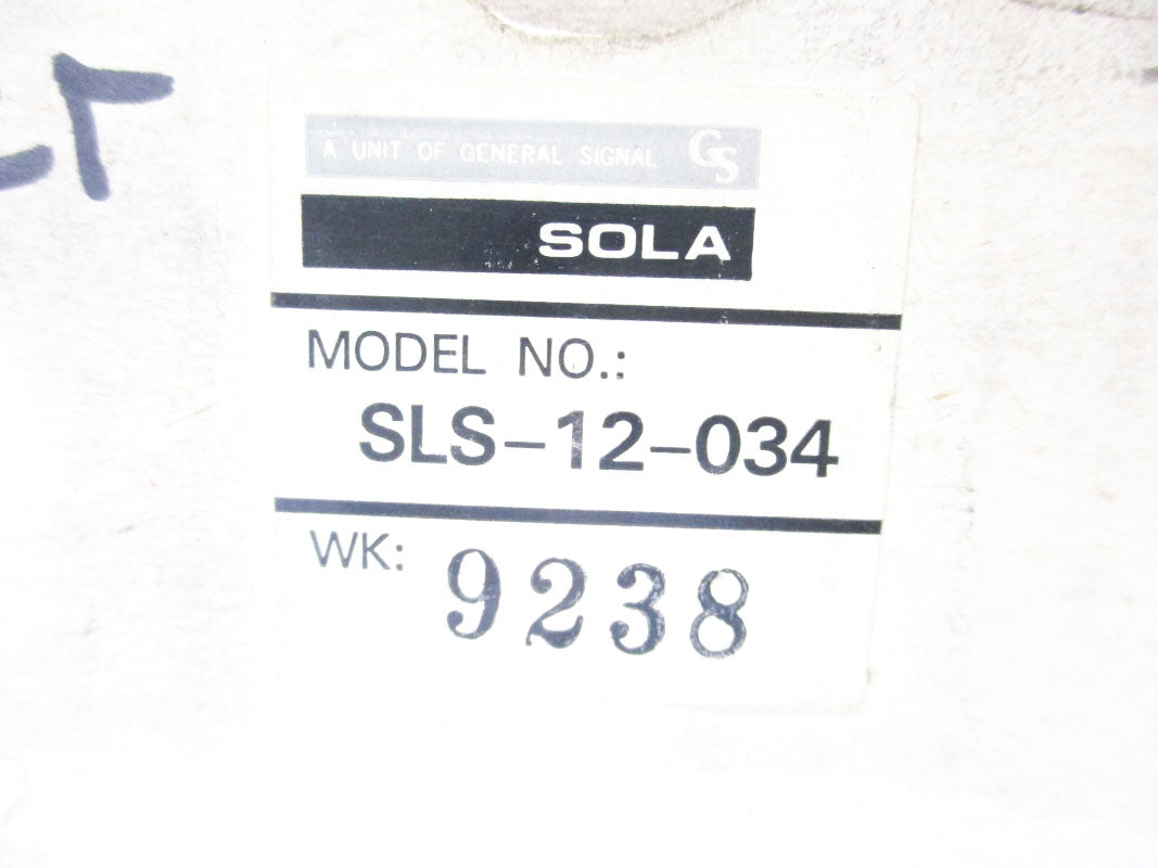 SOLA SLS-12-034 250V 0.5A NSMP