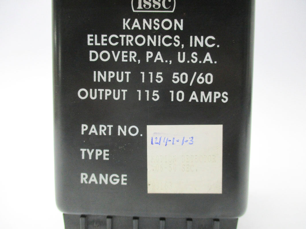 KANSON 1214-1-1-3 115V 10A .06-50S NSNP