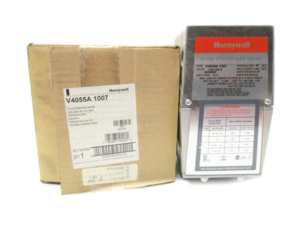 HONEYWELL V4055A1007 110-120V 1.25A 5PSI NSMP