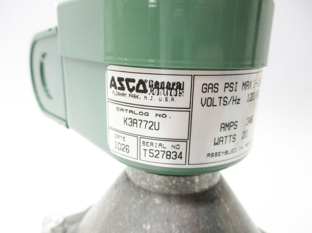 ASCO K3A772U 1-1/2PSI 120V NSMP