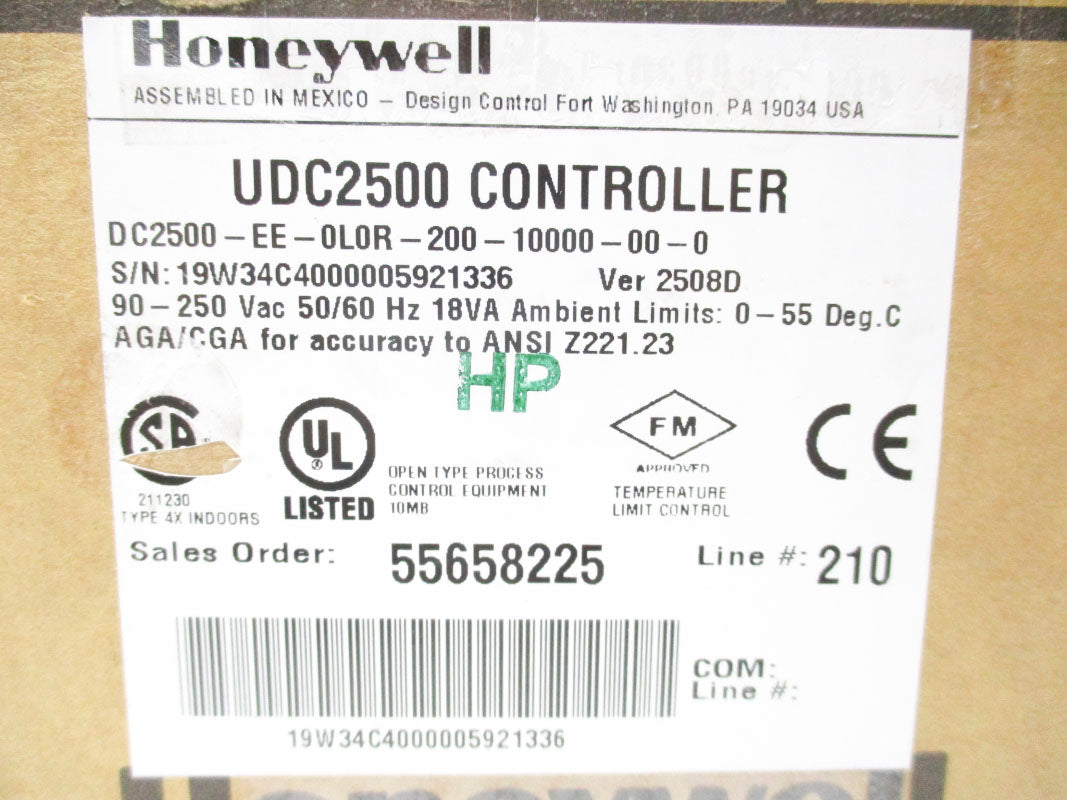 HONEYWELL DC2500-EE-0L0R-200-10000-00-0 90-250VAC NSMP