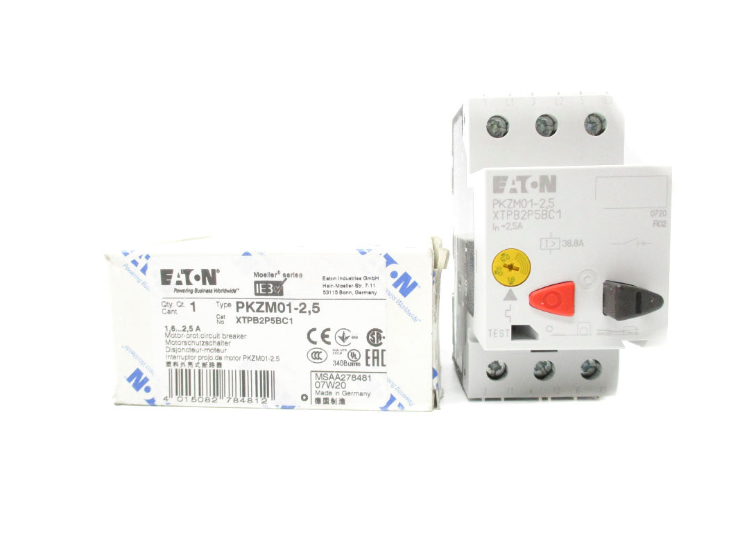 EATON XTPB2P5BC1 PKZM01-2,5 1.6-2.5A NSMP