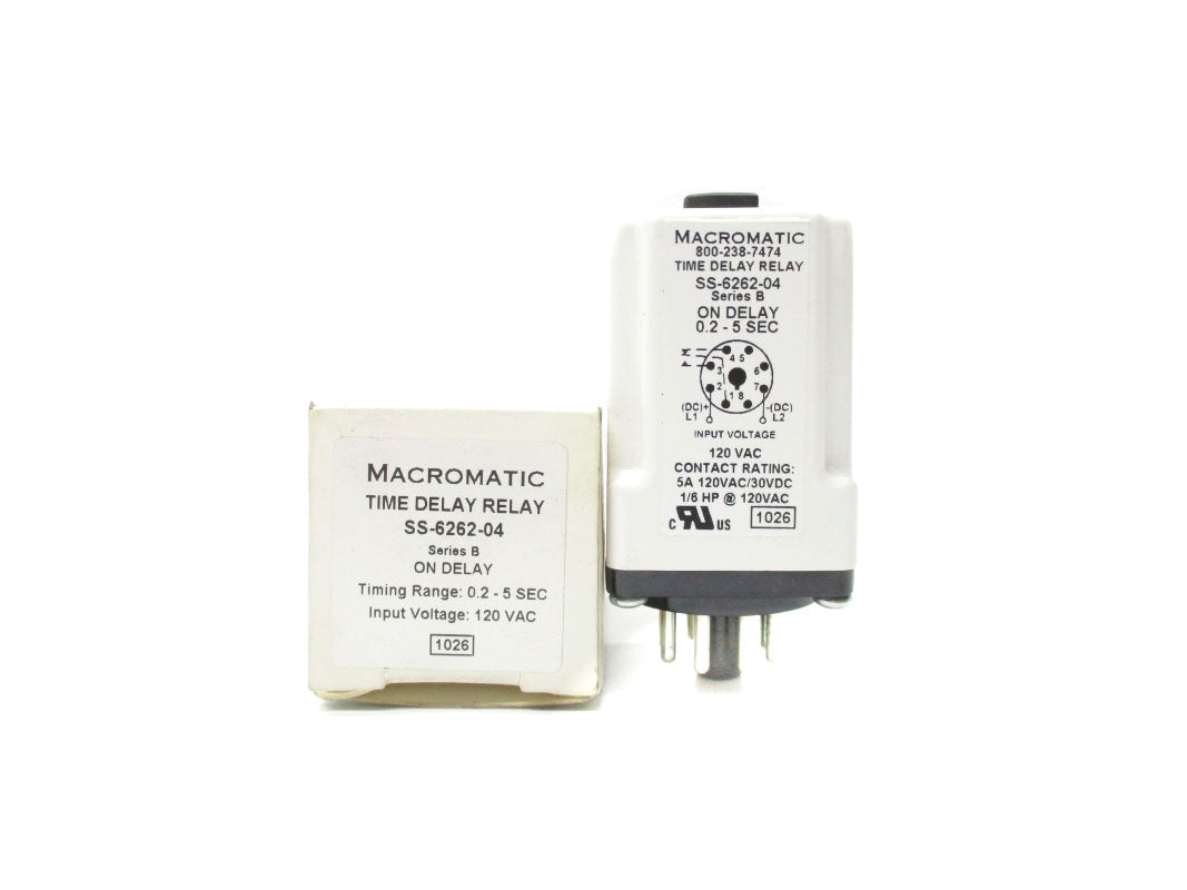 MACROMATIC SS-6262-04 SER. B 0.2-5SEC 120VAC NSMP
