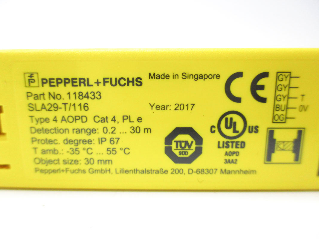 PEPPERL+FUCHS SLA29-T/116 118433 30MM NSMP