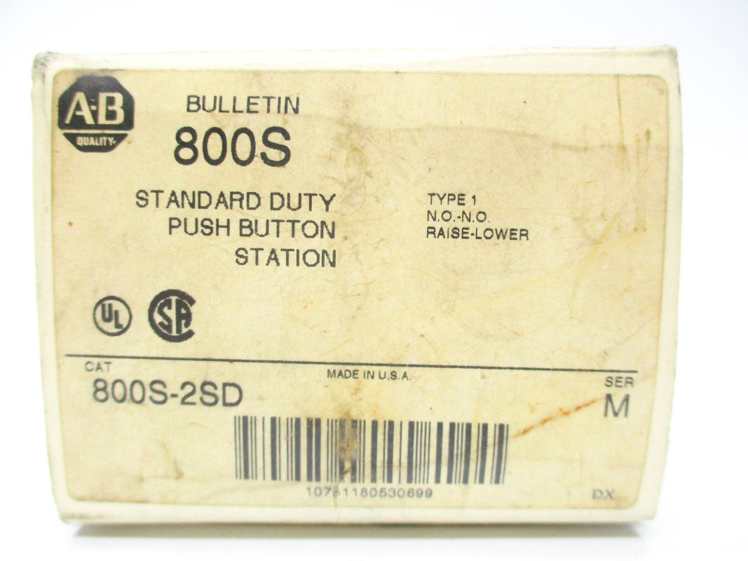 ALLEN BRADLEY 800S-2SD SER. M 600VAC (WH) NSMP