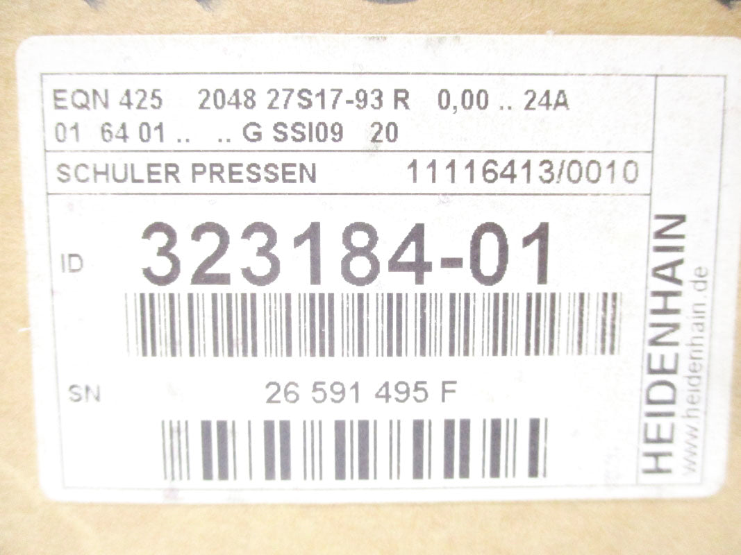 HEIDENHAIN EQN425204827S17-93 323184-01 10-30V NSMP