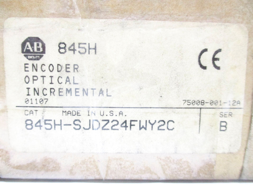 ALLEN BRADLEY 845H-SJDZ24FWY2C SER. B 8-24VDC NSMP