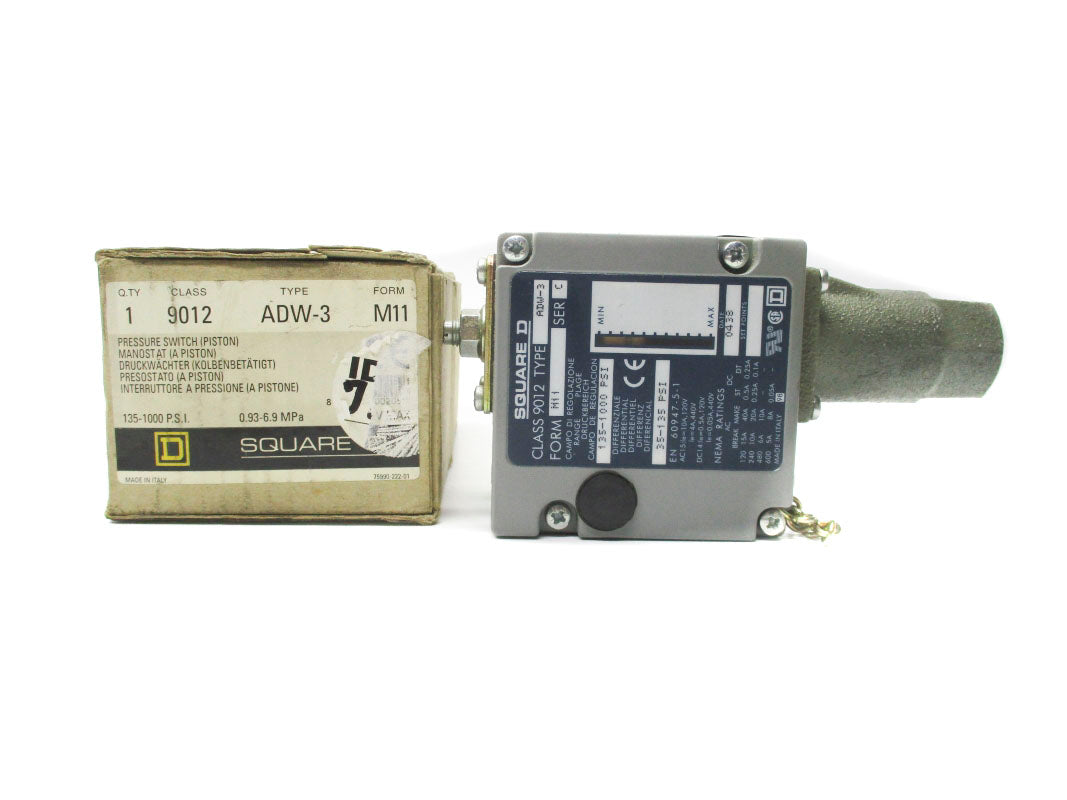 SQUARE D 9012ADW3 SER. C 135-1000PSI NSMP