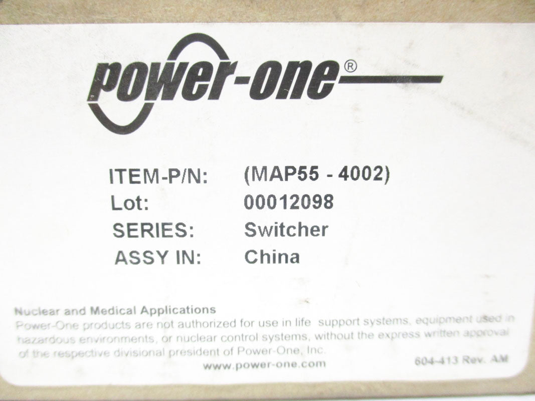 POWER-ONE MAP55-4002 100-240V 2A NSMP