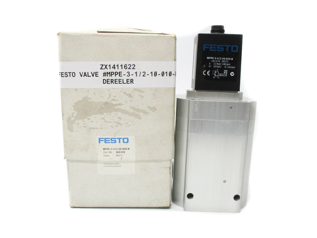FESTO MPPE-3-1/2-10-010-B 161174 SER. D072 145PSI 180PSI NSMP