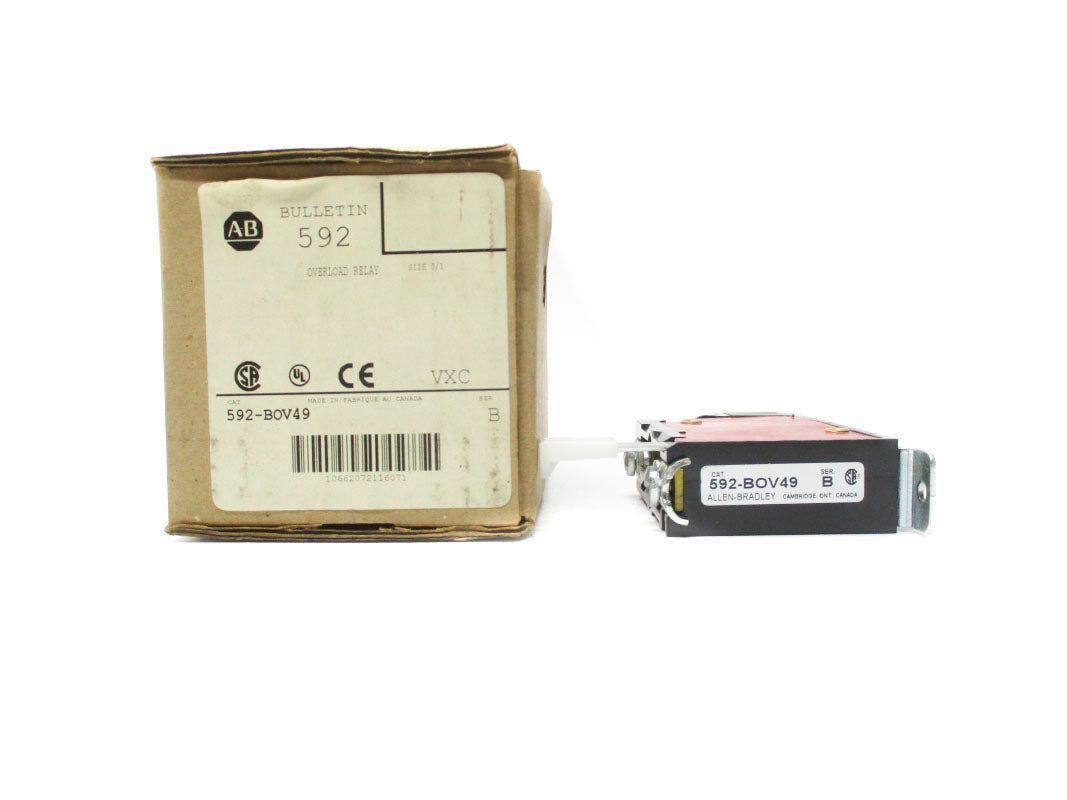 ALLEN BRADLEY 592-BOV49 SER. B (BR/WH) NSMP