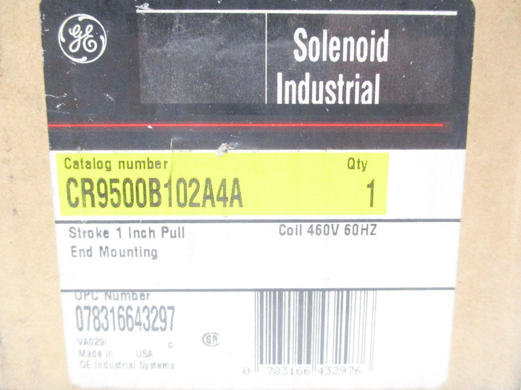 GENERAL ELECTRIC CR9500B102A4A 460V NSMP