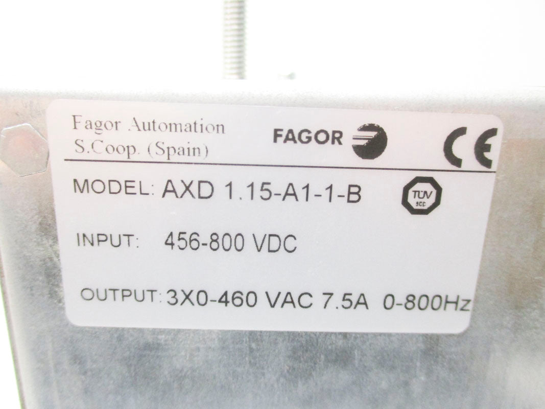 FAGOR AXD1.15-A1-1-B 456-800VDC 7.5A NSMP