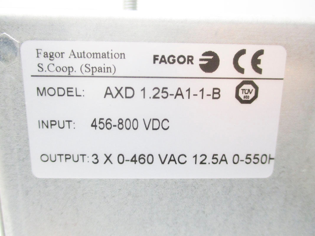FAGOR AXD1.25-A1-1-B 456-800VDC 12.5A NSMP