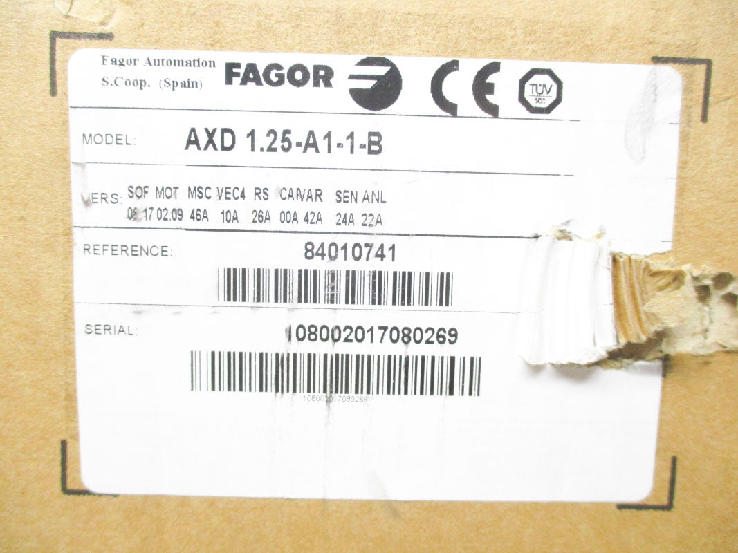 FAGOR AXD1.25-A1-1-B 456-800VDC 12.5A NSMP