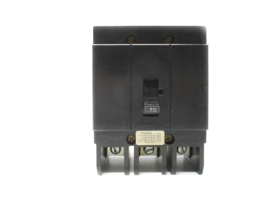 CUTLER HAMMER GHB3070 70A 240VAC UNMP