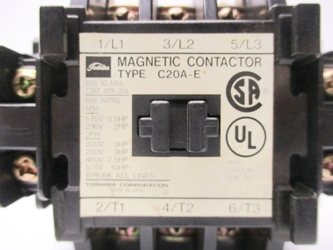 TOSHIBA C20A-E 20A 200/240V UNMP