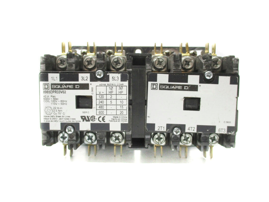 SQUARE D 8965DPR33V02 40A 600V UNMP