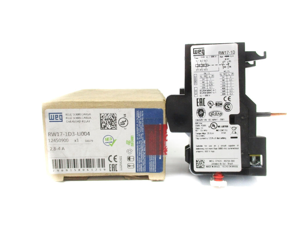 WEG RW17-1D3-U004 2.8-4A NSMP