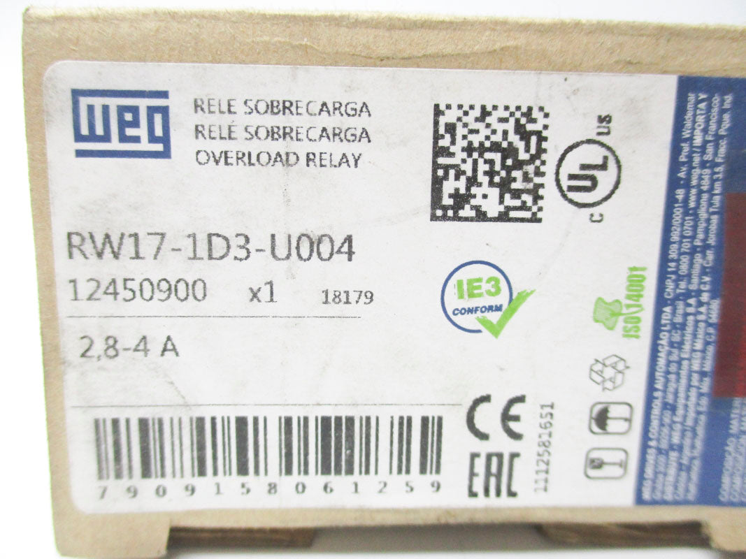 WEG RW17-1D3-U004 2.8-4A NSMP