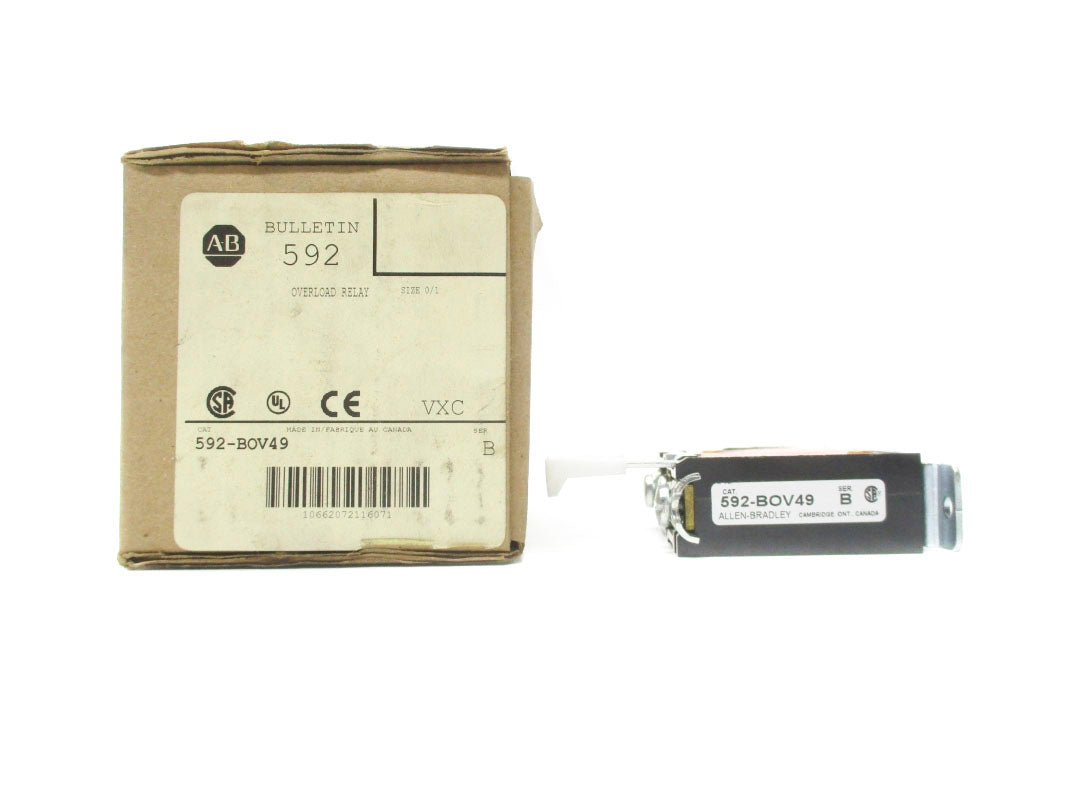 ALLEN BRADLEY 592-BOV49 SER. B (BR/WH) NSMP