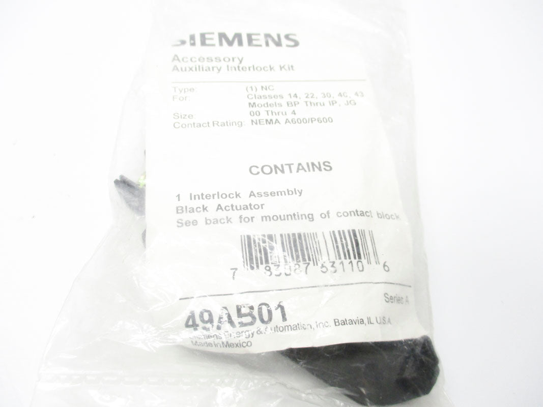 SIEMENS 49AB01 SER. A NSMP