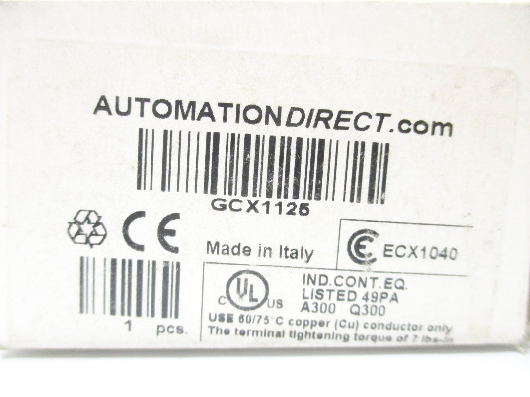 AUTOMATION DIRECT GCX1125 NSMP